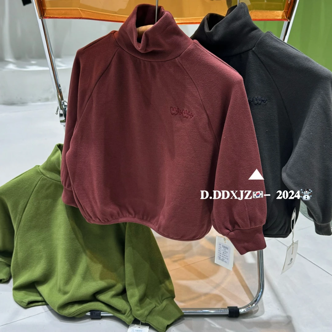 【双十一 二场上新】滚滚家原创男童韩系冬款休闲高领打底衫85069