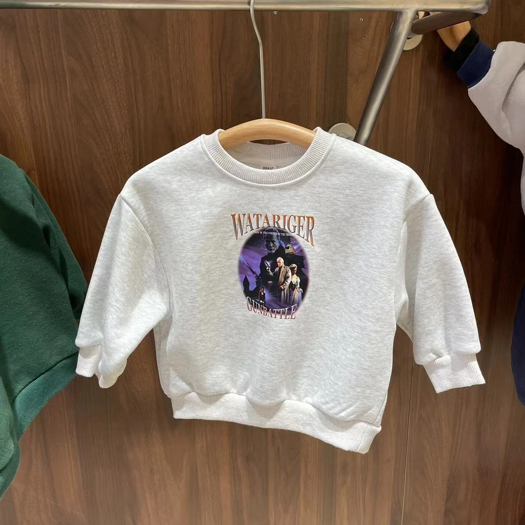 【现货专场！】滚滚与瓦斯 儿童 韩系 一体绒  圆领 卫衣 30302