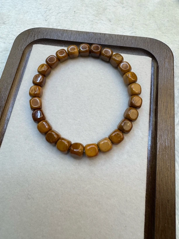 海南原生态库克菩提，特级六方7.5，自带粽眼粽线，接受不了勿拍