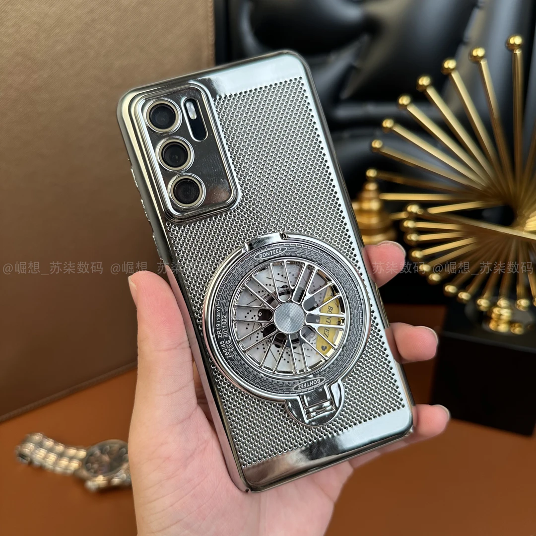 新款解压陀螺支架适用华为P40手机壳镜头膜超薄散热防摔壳