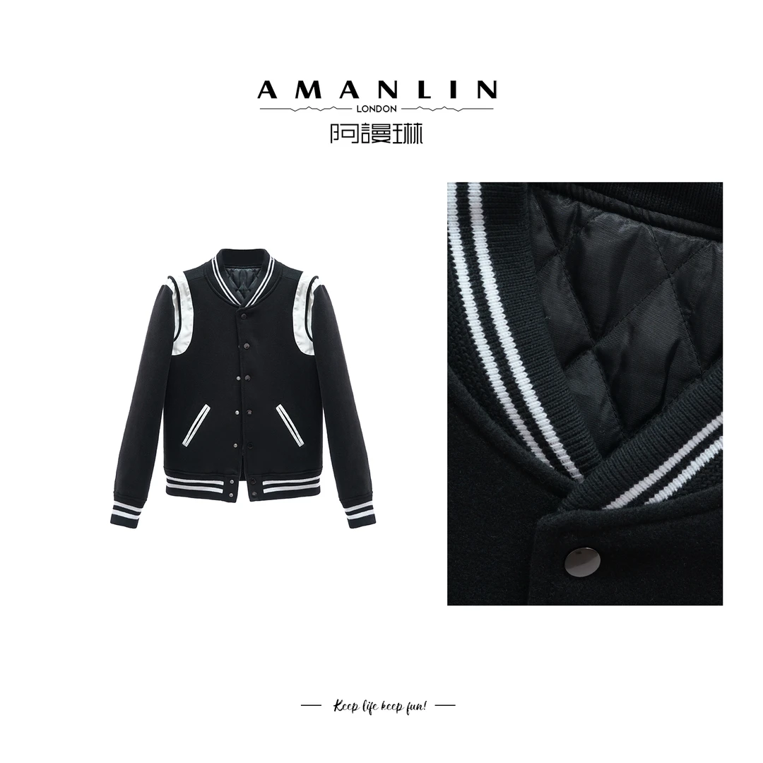 2024新款设计感帅气气质显瘦棒球服小众外套F593696