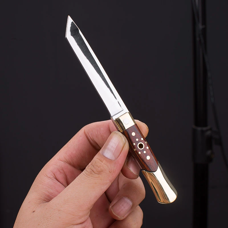 4MM加厚水果刀烧烤小刀烤肉刀牛排小刀纯手工锻打加厚吃肉民族风