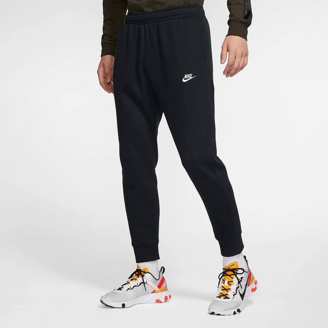 Nike/耐克休闲裤新款男子SPORTSWEAR CLUB起绒束脚长裤BV2672-010
