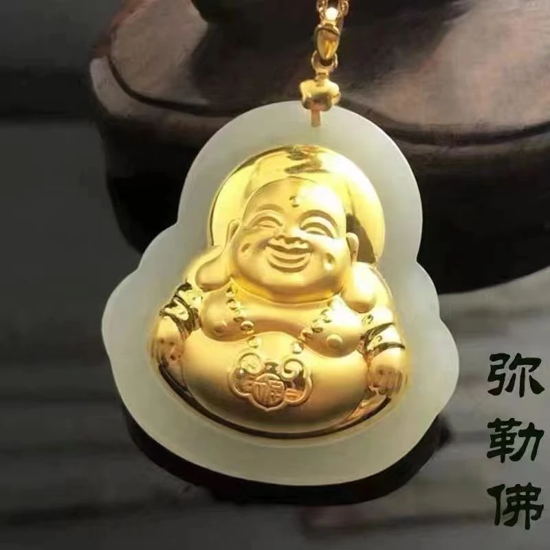 【一物一证】....古法鎏金佛公弥勒佛笑口常开