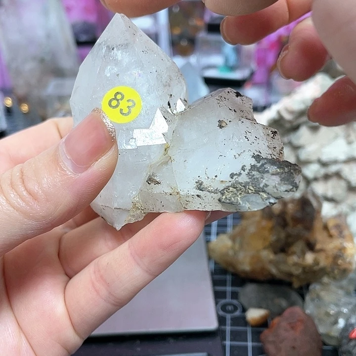 水晶水晶柱未镶嵌弄*