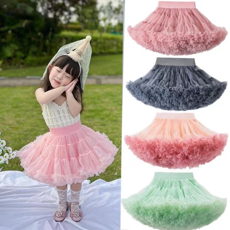 现货女童tutu裙三代升级加蓬凸凸半身裙婴儿宝宝周岁礼服公主裙子