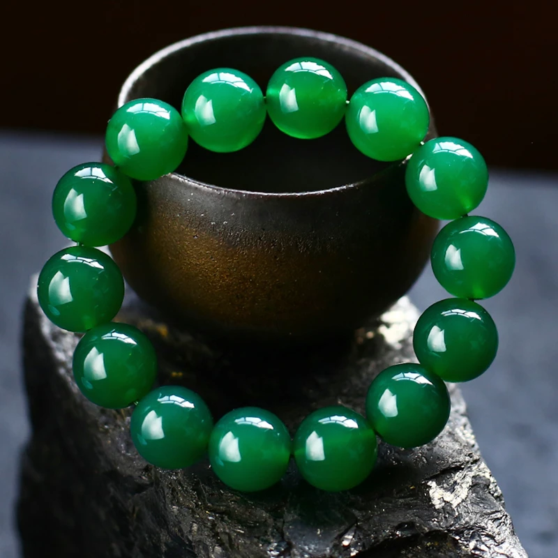 [荣总甄选]精美时尚轻奢玉石手串【附证书和礼盒】JS22675玛瑙