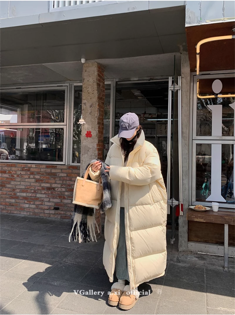 清仓长款羽绒服女冬季新款超好看过膝超长款到脚踝大被子加厚外套