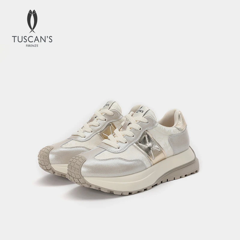 TUSCAN'S经典国风阿甘鞋新中式透气低帮女鞋百搭休闲鞋TS时代双鱼