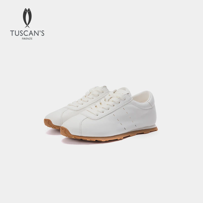 TUSCAN'S新款时尚百搭真皮经典德迅鞋舒适透气休闲鞋TS时代双鱼