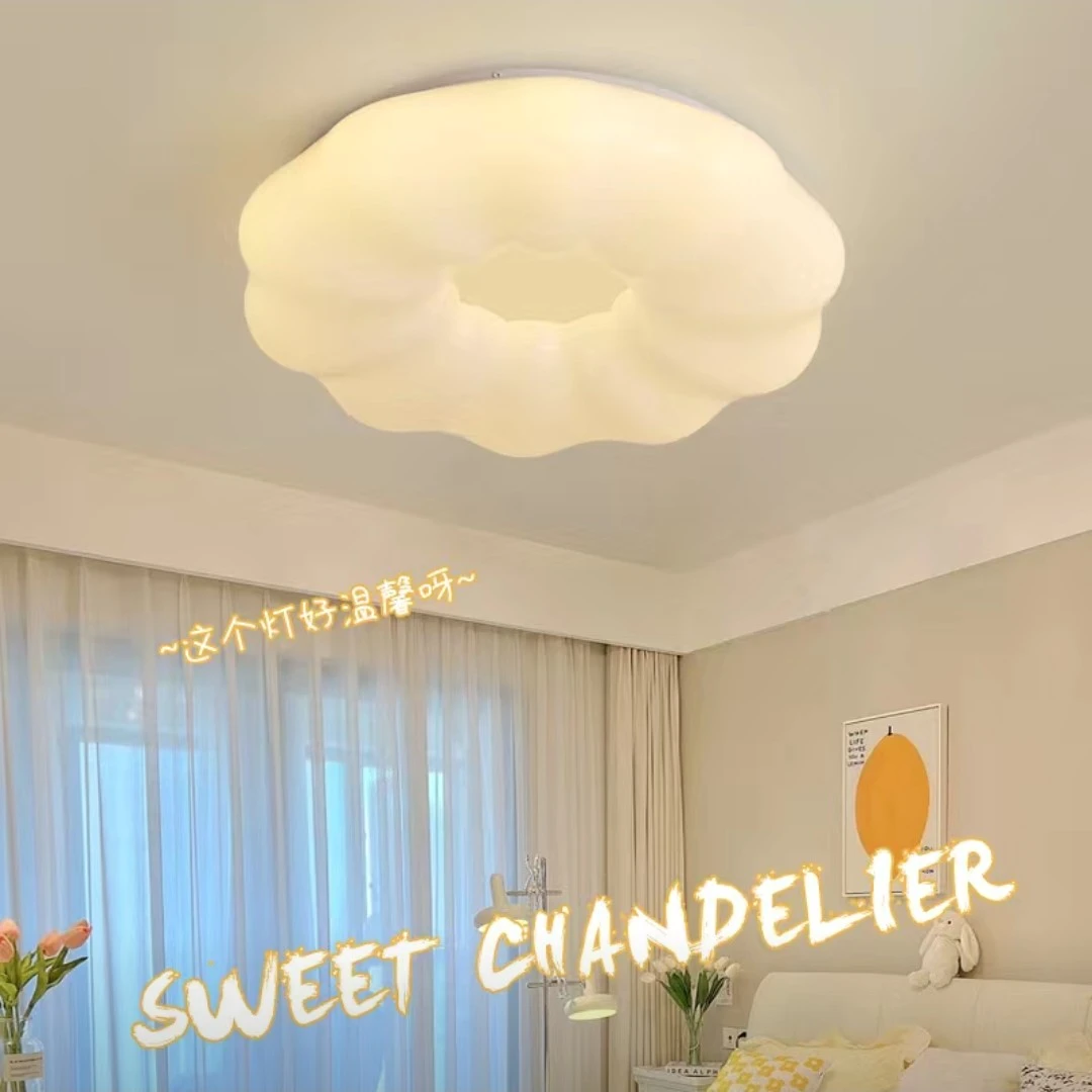 3亚克力南瓜云朵吸顶灯中山灯具灯饰客厅卧室房间儿童房女孩主卧