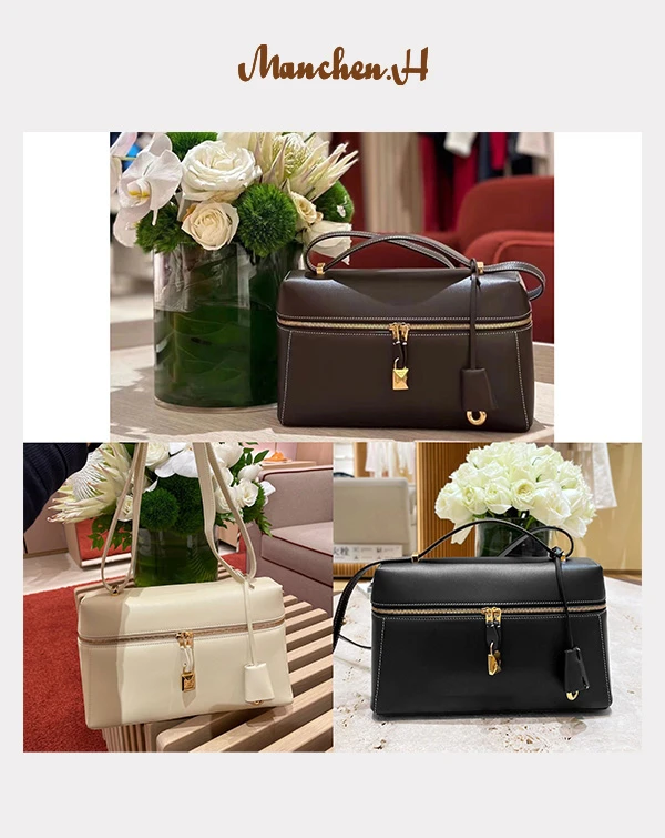 H姐曼辰“L27”手工法国进口小牛皮定制五金单肩包
