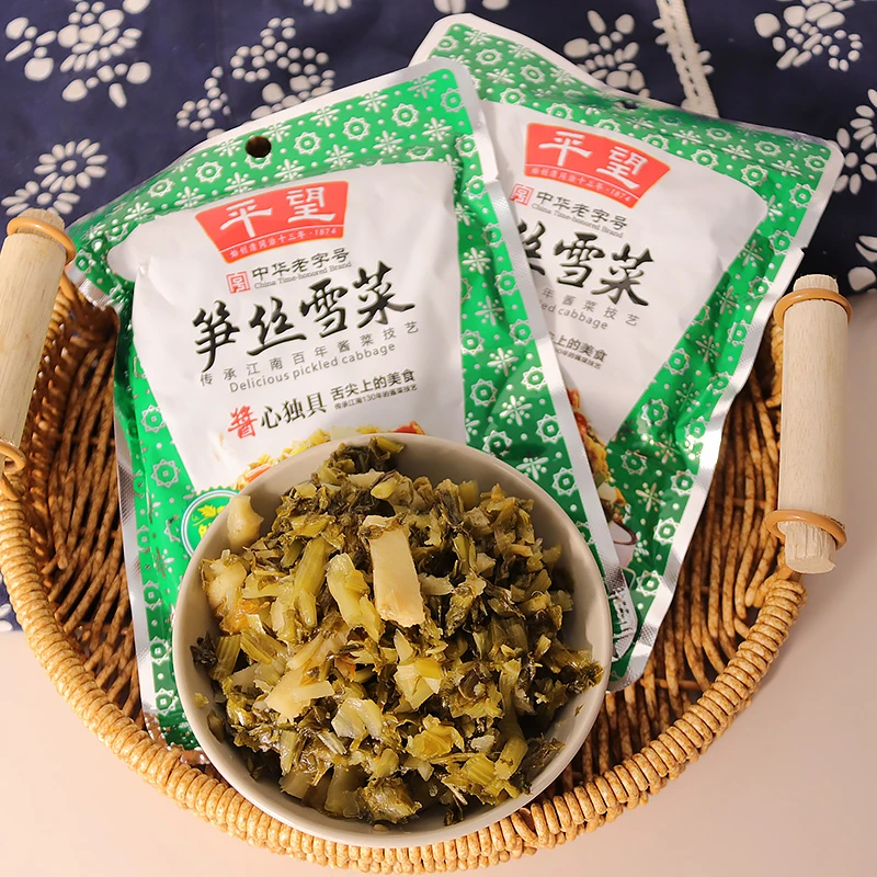 平望牌笋丝雪菜鲜香下饭菜爽口炒菜烧汤开袋即时腌制酱菜150g