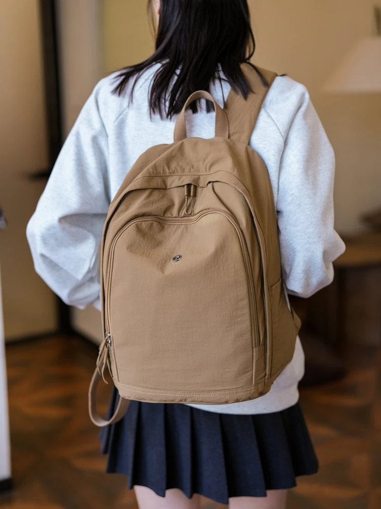 外贸休闲双肩包2025新款超大容量高品质牛津布学生上课书包旅行包