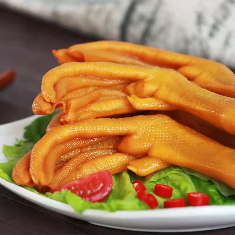 【龙哥新号专属】酱香鸭爪追剧零食到手5个带汤汁 大鸭爪210g