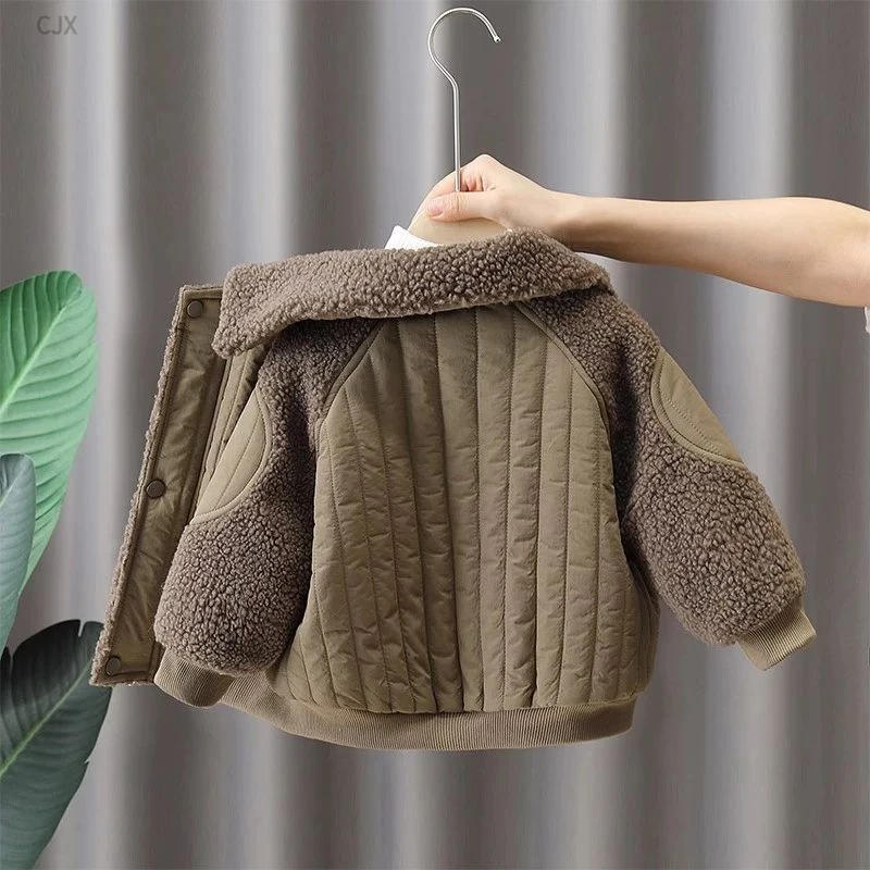 巴拉巴拉男童棉衣秋冬装2024新款儿童夹棉保暖休闲外套宝宝冬季炸