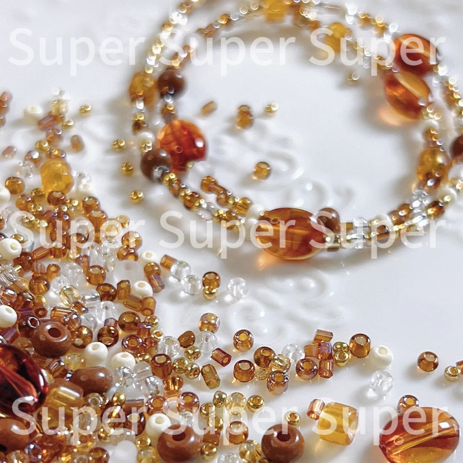 非金属仿水晶手链 【SUPER 珠珠】米珠手链成品 手作 小众 单圈