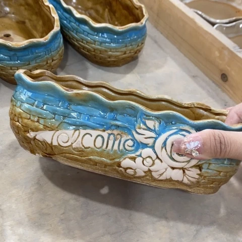 陶瓷20CM以下95222蓝一个