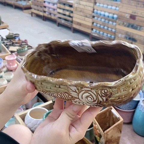 陶瓷20CM以下95222绿一个