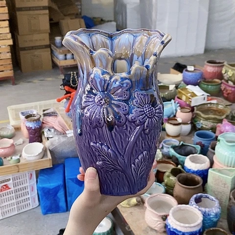 陶瓷20CM以下Q297紫