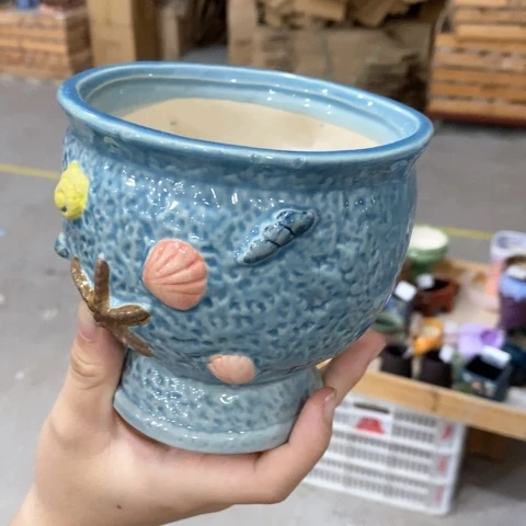 陶瓷20CM以下海洋之星酒杯