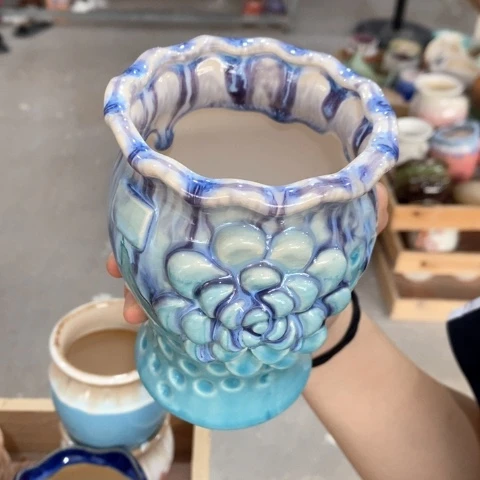 陶瓷20CM以下Q323绿