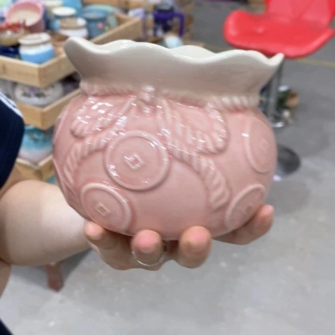 陶瓷20CM以下D粉色福袋
