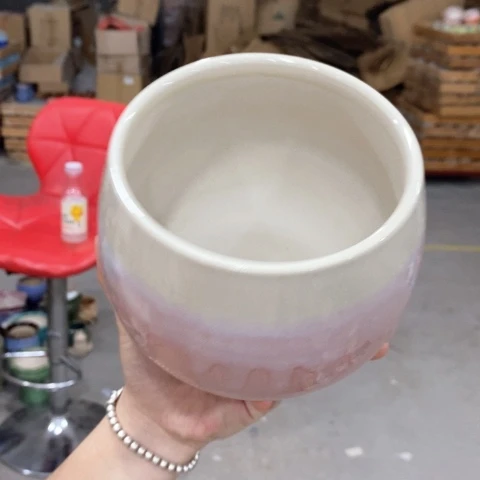 陶瓷20CM以下龙胆粉色