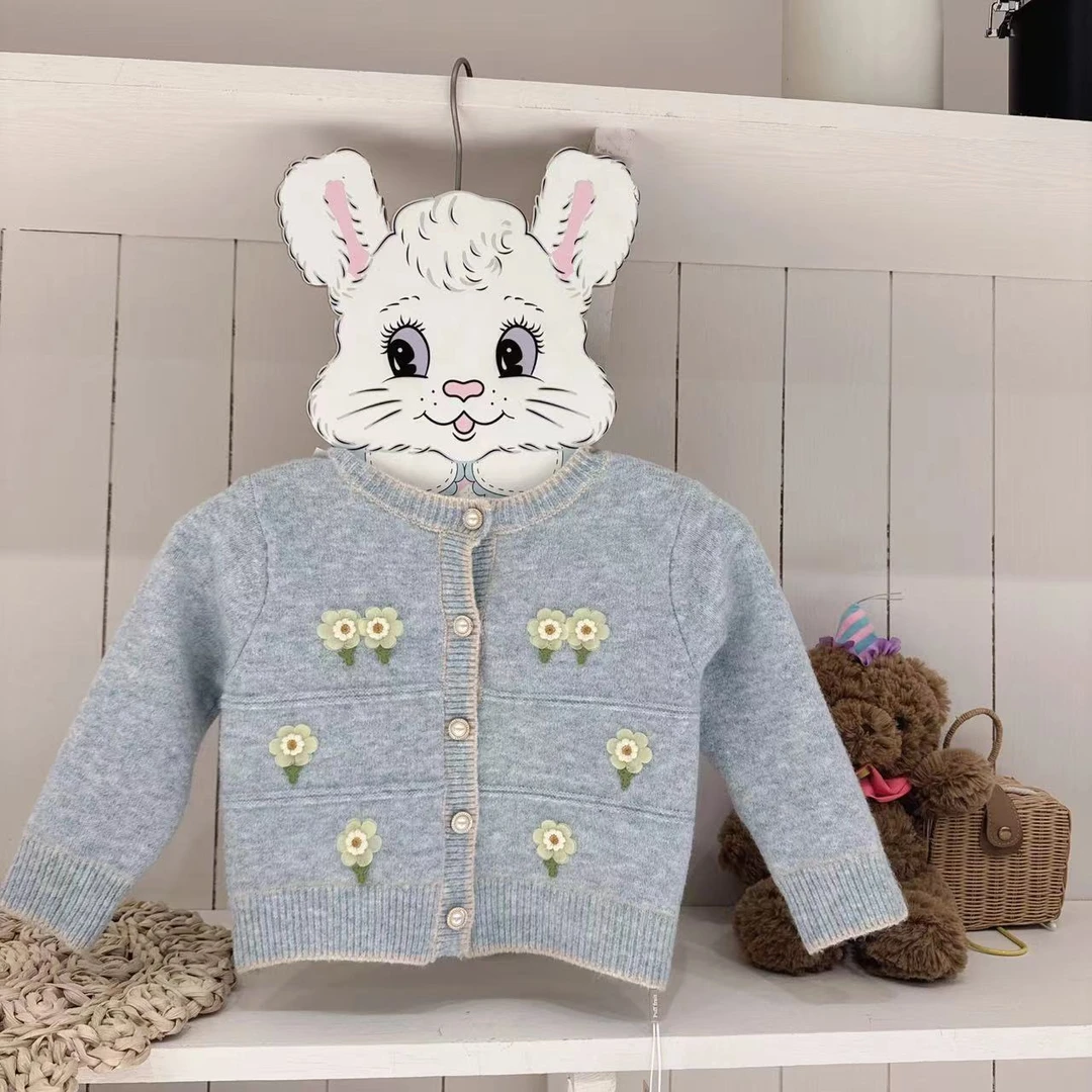 PUFF-1406-儿童秋季新款针织开衫毛衣