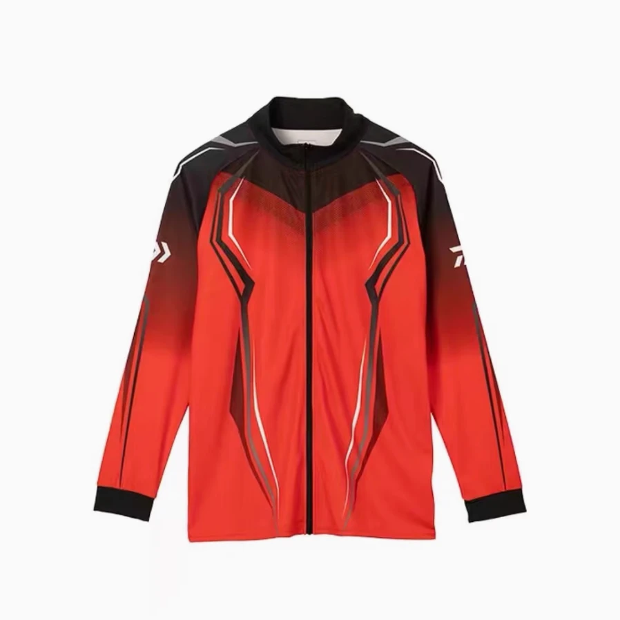 DAIWA达亿瓦22新款保暖长袖钓鱼服冰丝防晒衣服DE-7522夏季透气