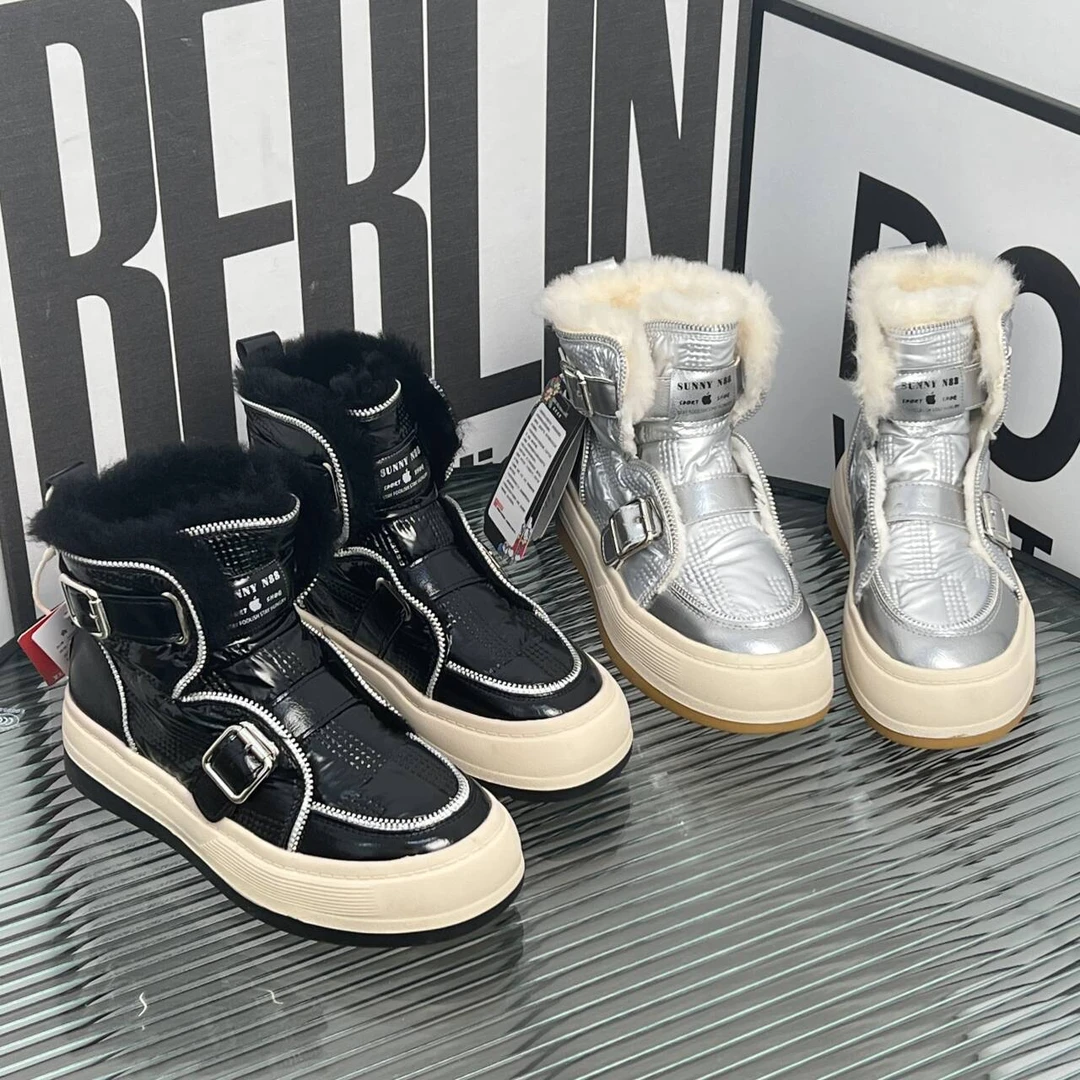 35-40码【成人女鞋】雪地靴冬季新款软底保暖雪地靴L检（KKW) 2134