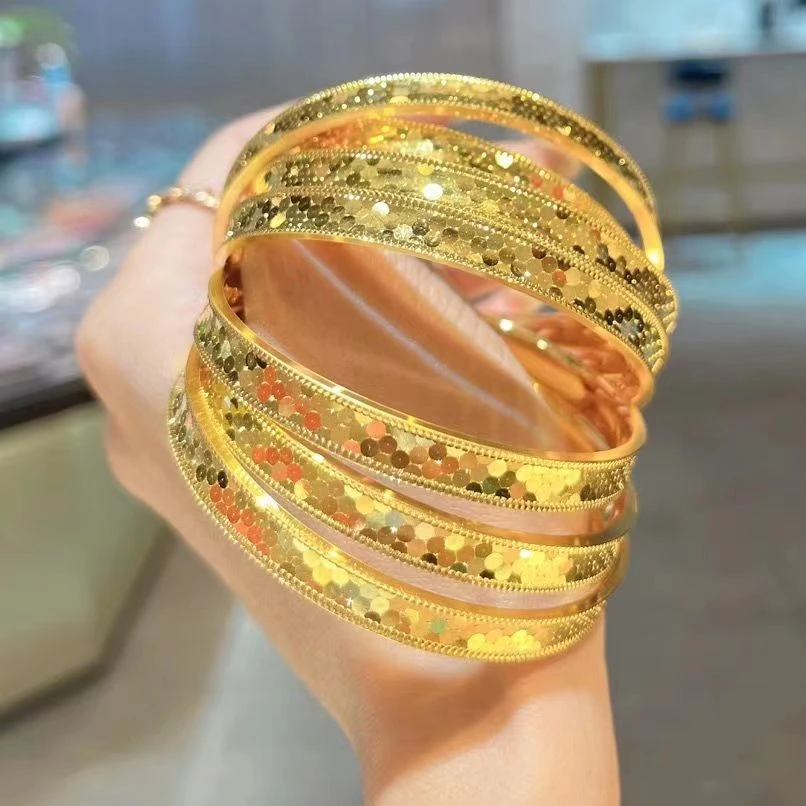 铜合金手镯 c龙鳞手镯女高级感