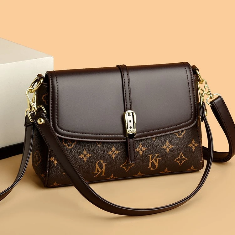 正品女士背包2024新款单肩斜挎包中年妈妈包5199洋气百搭