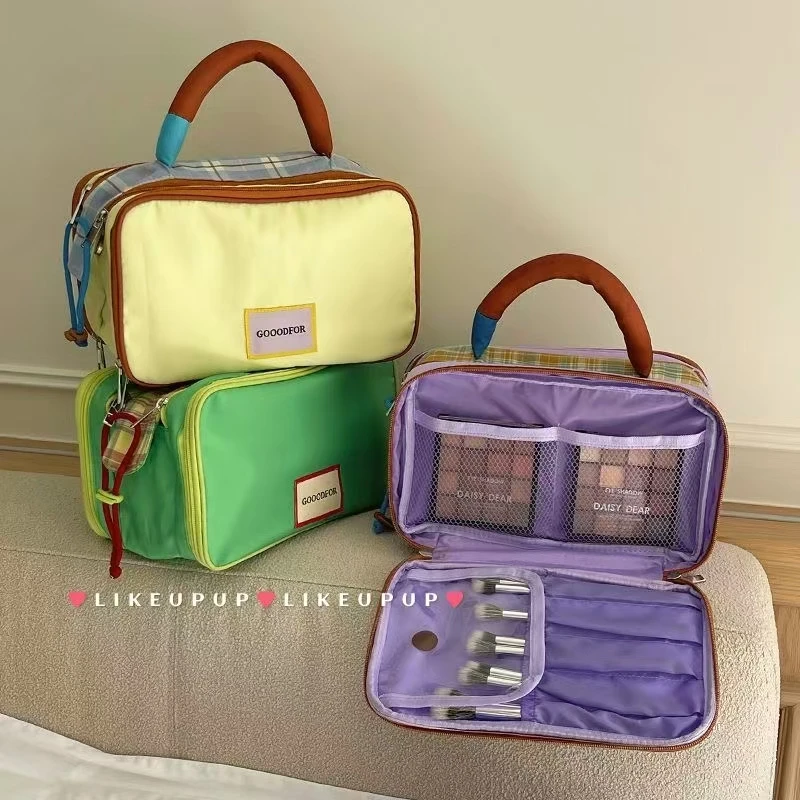 化妆包女大容量ins多功能旅行化妆包便携高颜值防水收纳包洗漱包