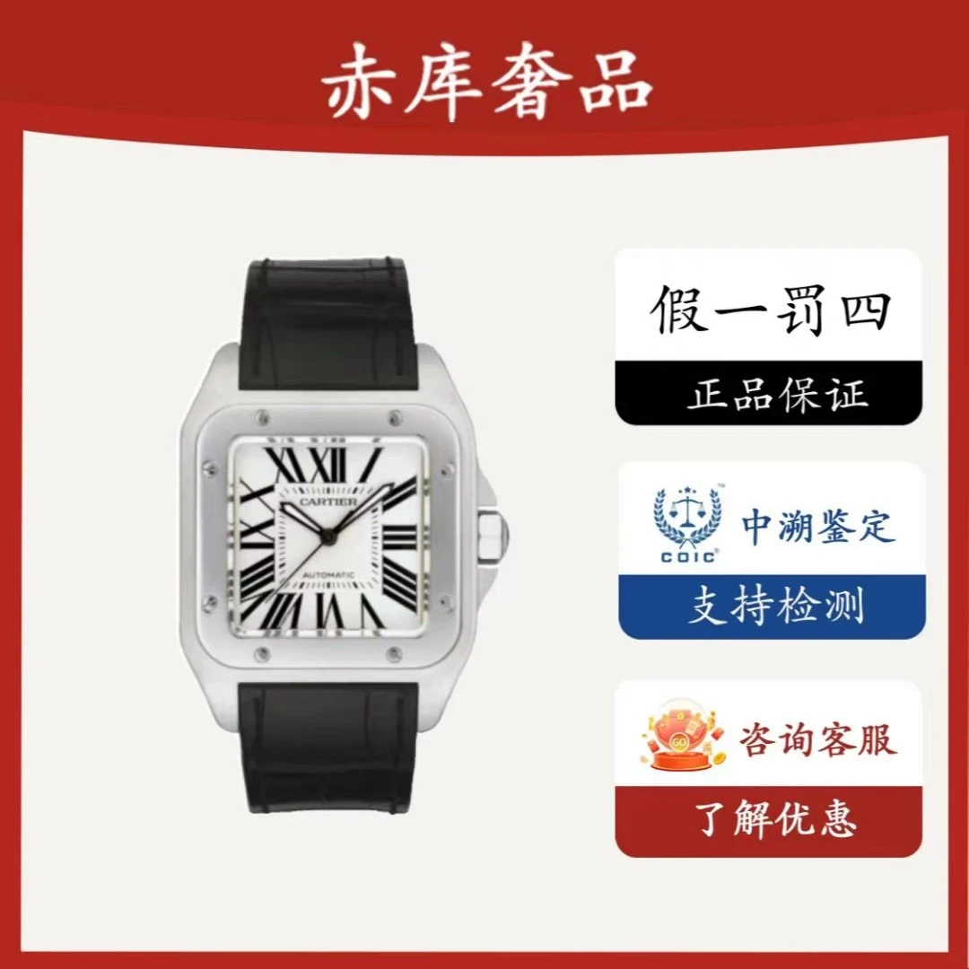 99新 Cartier/卡地亚 山度士系列/女士/皮带/WSSA0023/22年全套