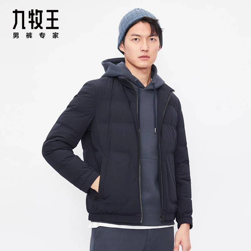 【零压羽绒】九牧王男装25秋冬新款透气舒适百搭羽绒外套男JK5B-501