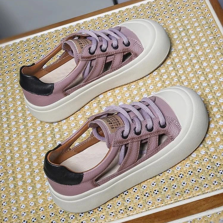 鞋子女鞋百搭夏季透气小众厚底白鞋网红时尚春季春夏学生低帮秋季