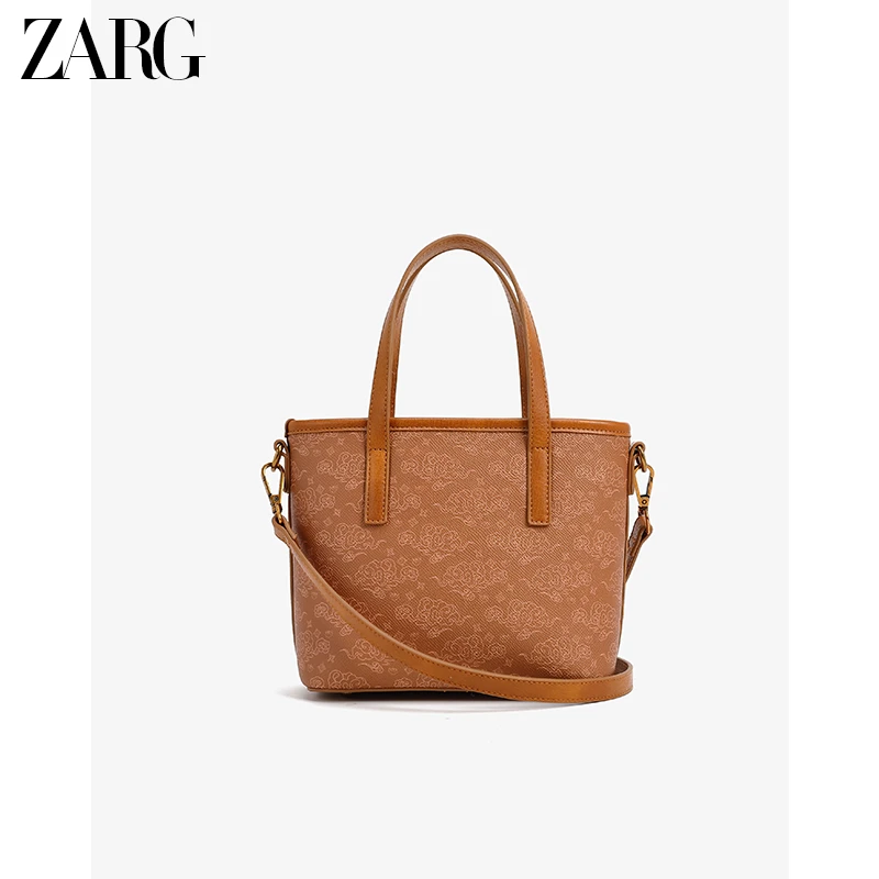 ZARG祥云菜篮子包手提包轻奢时尚百搭女士经典单肩肩包