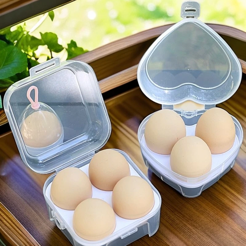 露营户外鸡蛋盒便携式盒子外带防震小号分装盒装蛋保护盒优品