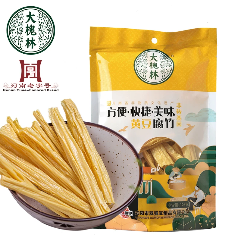 大槐林速食黄豆腐竹126g袋装南北干货火锅凉拌豆皮腐皮煲汤方便食