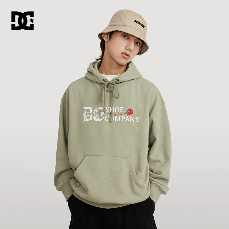 DCSHOES 23秋季新款美式潮流复古个性字母印花卫衣男女同款休闲