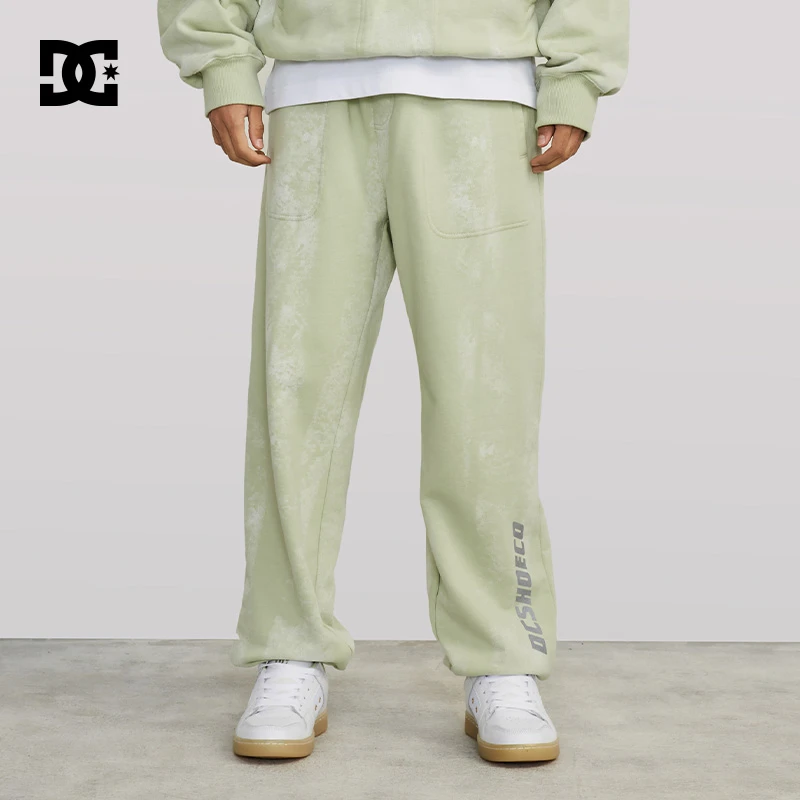 DCSHOES 23春夏男士松紧腰休闲裤个性反光印花卫裤美式运动时尚