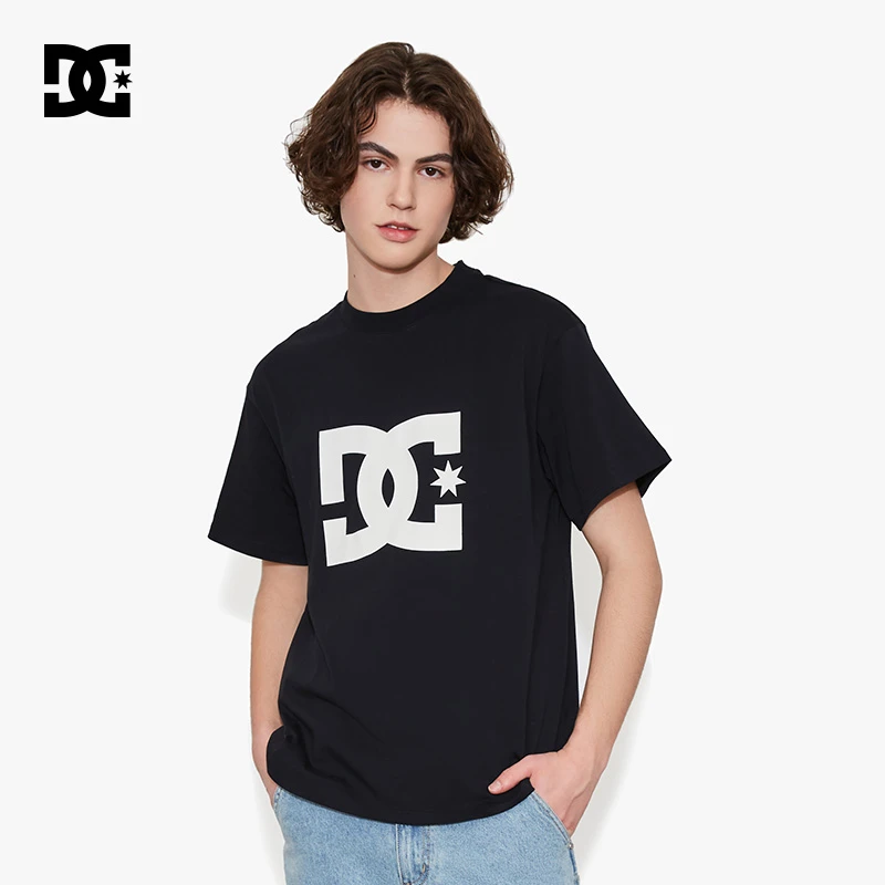 DCSHOES 23春夏经典大LOGO短袖T恤运动休闲百搭宽松上衣男女时尚