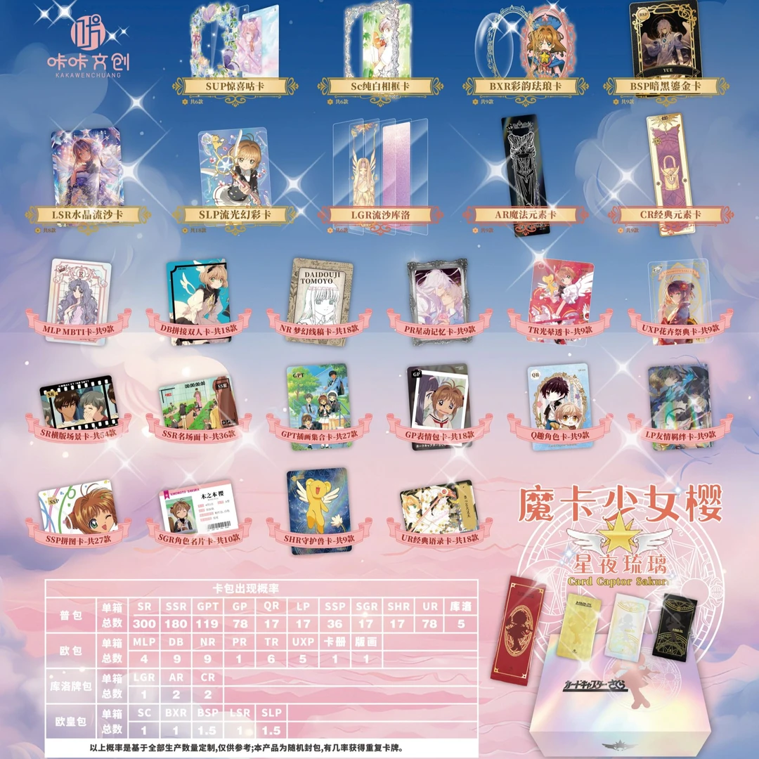 【猴宝】【平拆】 咔咔文创魔卡少女樱卡牌盲盒国卡二创(代拆)
