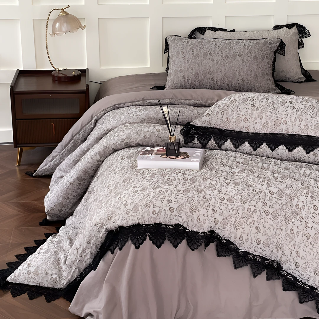 【MEHWI】清货！ 美式花边田园风柔软轻奢床上四件套