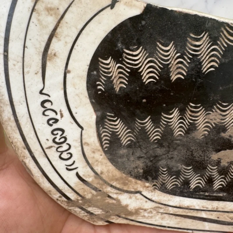 瓷器工艺品，水波纹