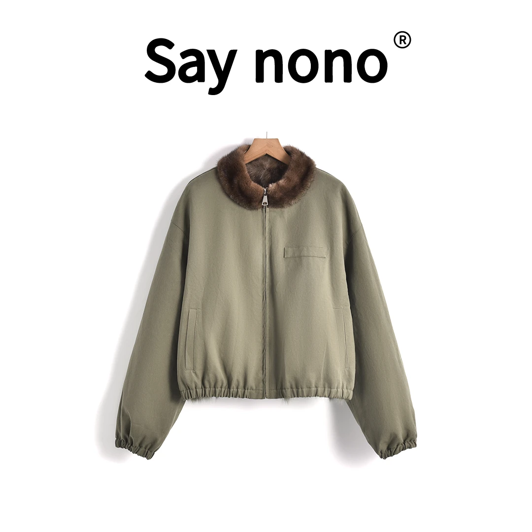 懒猫nono│Saynono 90白鹅绒冲锋衣女装~G099