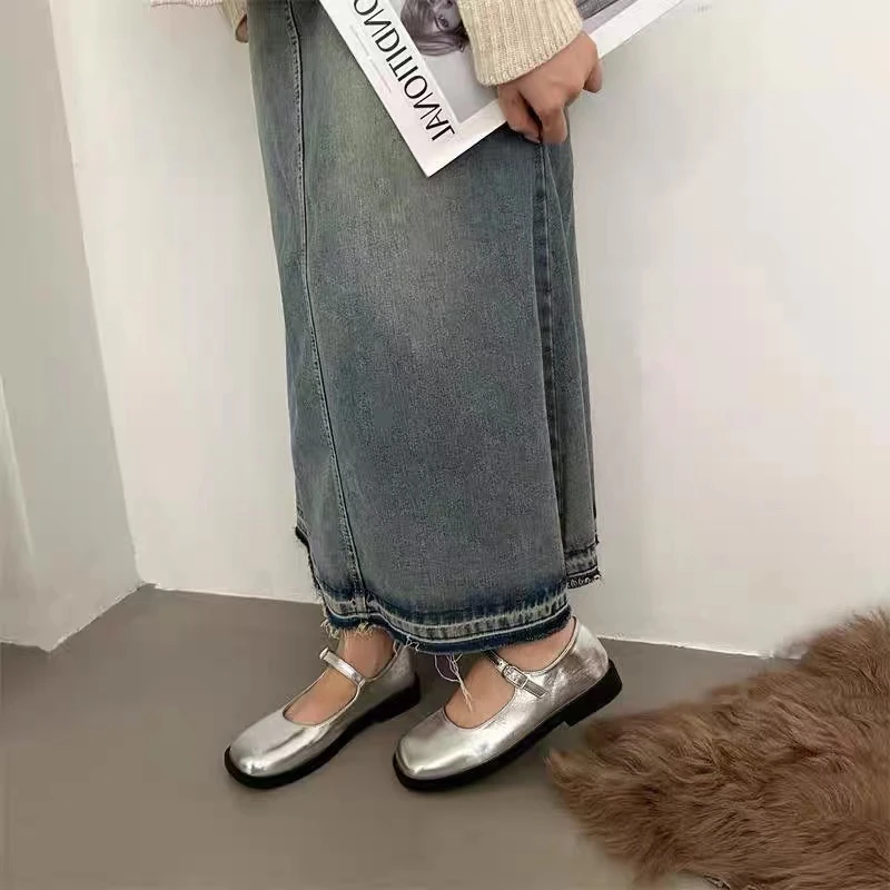 【高奢尾单】AN3086百搭舒适软底软面气质乐福鞋豆豆鞋