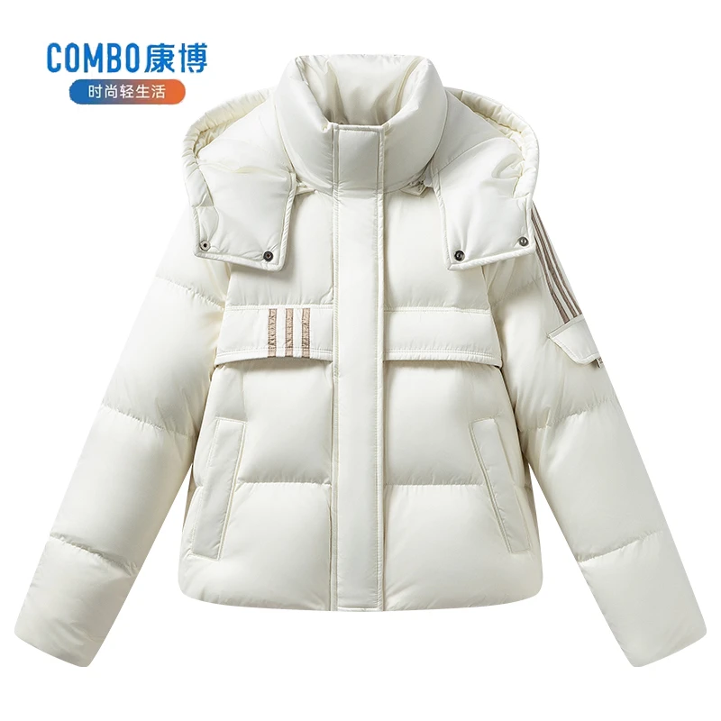 【姿姐】康博运动风羽绒服时尚宽松短款外套K400266603