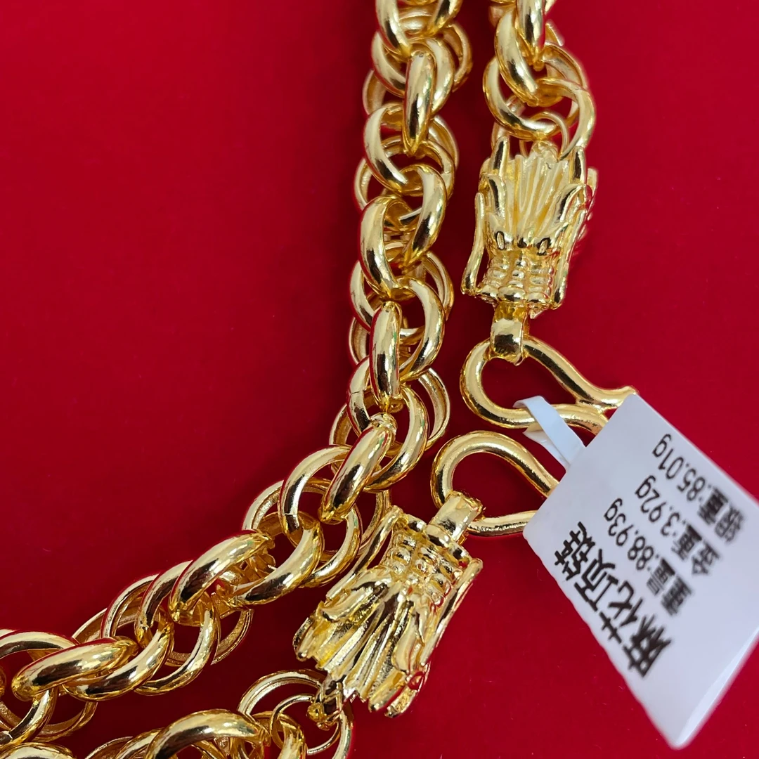 链子足银 足银项链 足银麻花项链